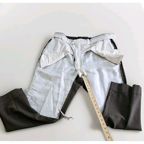 Ermenegildo Zegna Suit Blazer Trousers Men 56R  Soft Line Olive Wool Spain FLAW - Picture 15 of 16